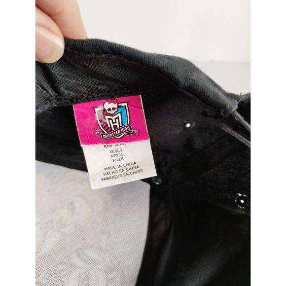 Monster High Girls Baseball Cap Black Purple One Size Fits Most Snapback Kids - Picture 6 of 7